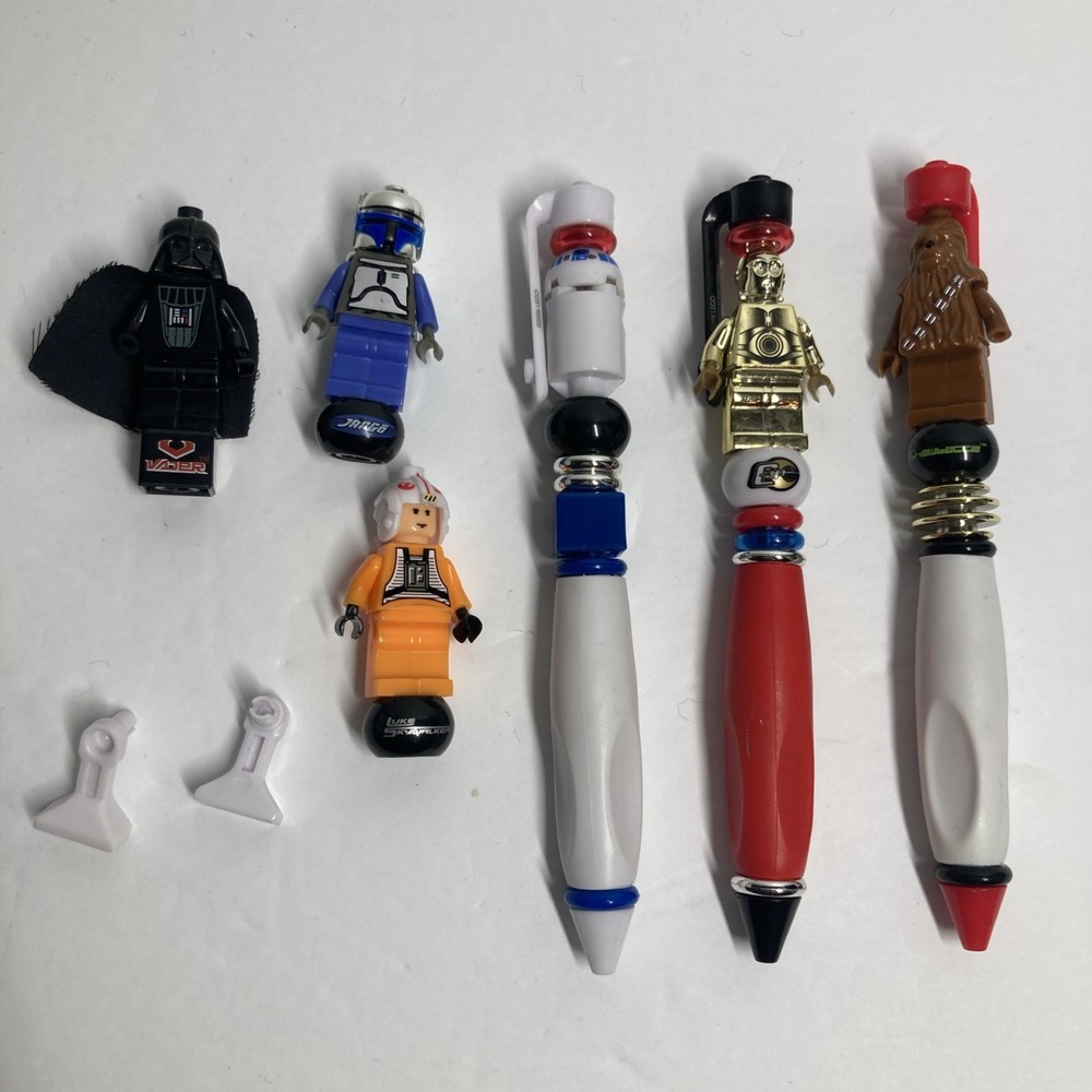 Star Wars Connect And Build Pens Set Of 3: For Parts-Pens don't work